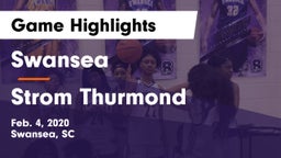 Swansea  vs Strom Thurmond  Game Highlights - Feb. 4, 2020