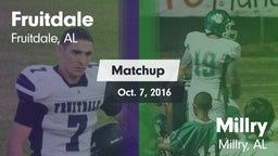 Matchup: Fruitdale High vs. Millry  2016