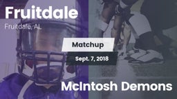 Matchup: Fruitdale High vs. McIntosh Demons 2018