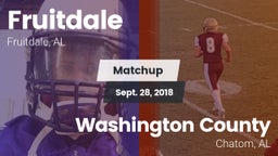 Matchup: Fruitdale High vs. Washington County  2018