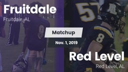 Matchup: Fruitdale High vs. Red Level  2019
