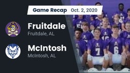 Recap: Fruitdale  vs. McIntosh  2020