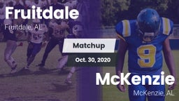Matchup: Fruitdale High vs. McKenzie  2020