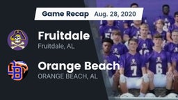 Recap: Fruitdale  vs. Orange Beach  2020