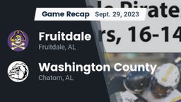Recap: Fruitdale  vs. Washington County  2023