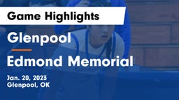Glenpool  vs Edmond Memorial  Game Highlights - Jan. 20, 2023