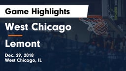 West Chicago  vs Lemont  Game Highlights - Dec. 29, 2018
