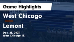 West Chicago  vs Lemont  Game Highlights - Dec. 28, 2023