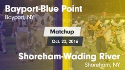 Matchup: Bayport-Blue Point vs. Shoreham-Wading River  2016