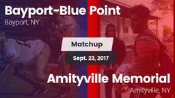 Matchup: Bayport-Blue Point vs. Amityville Memorial  2017