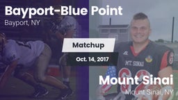 Matchup: Bayport-Blue Point vs. Mount Sinai  2017