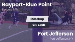 Matchup: Bayport-Blue Point vs. Port Jefferson  2018