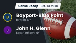 Recap: Bayport-Blue Point  vs. John H. Glenn  2018