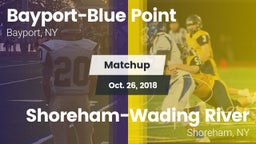 Matchup: Bayport-Blue Point vs. Shoreham-Wading River  2018