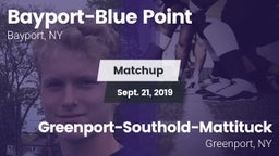 Matchup: Bayport-Blue Point vs. Greenport-Southold-Mattituck  2019