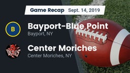 Recap: Bayport-Blue Point  vs. Center Moriches  2019