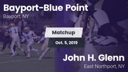 Matchup: Bayport-Blue Point vs. John H. Glenn  2019