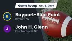 Recap: Bayport-Blue Point  vs. John H. Glenn  2019
