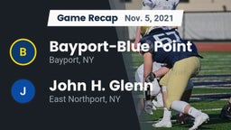 Recap: Bayport-Blue Point  vs. John H. Glenn  2021