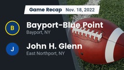 Recap: Bayport-Blue Point  vs. John H. Glenn  2022