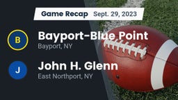 Recap: Bayport-Blue Point  vs. John H. Glenn  2023