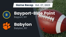 Recap: Bayport-Blue Point  vs. Babylon  2023