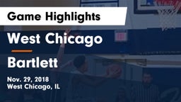 West Chicago  vs Bartlett  Game Highlights - Nov. 29, 2018