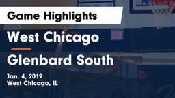 West Chicago  vs Glenbard South  Game Highlights - Jan. 4, 2019