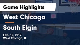 West Chicago  vs South Elgin  Game Highlights - Feb. 15, 2019