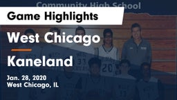 West Chicago  vs Kaneland  Game Highlights - Jan. 28, 2020