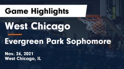 West Chicago  vs Evergreen Park  Sophomore Game Highlights - Nov. 26, 2021