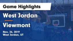 West Jordan  vs Viewmont  Game Highlights - Nov. 26, 2019