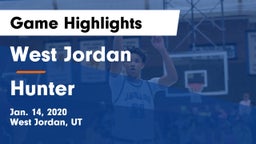 West Jordan  vs Hunter  Game Highlights - Jan. 14, 2020