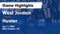West Jordan  vs Hunter  Game Highlights - Jan. 9, 2024