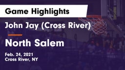 John Jay  (Cross River) vs North Salem  Game Highlights - Feb. 24, 2021