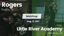Matchup: Rogers  vs. Little River Academy  2017