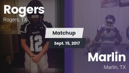 Matchup: Rogers  vs. Marlin  2017