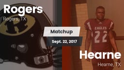 Matchup: Rogers  vs. Hearne  2017