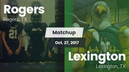 Matchup: Rogers  vs. Lexington  2017