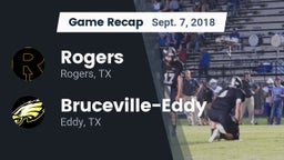 Recap: Rogers  vs. Bruceville-Eddy  2018