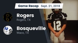Recap: Rogers  vs. Bosqueville  2018