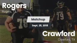 Matchup: Rogers  vs. Crawford  2018