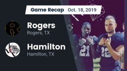 Recap: Rogers  vs. Hamilton  2019