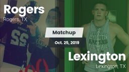 Matchup: Rogers  vs. Lexington  2019