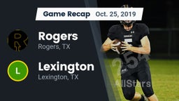 Recap: Rogers  vs. Lexington  2019