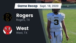 Recap: Rogers  vs. West  2020