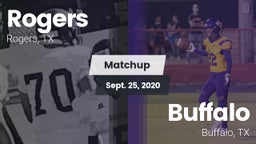Matchup: Rogers  vs. Buffalo  2020