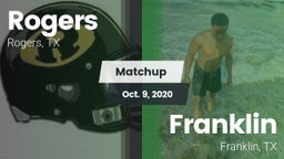 Matchup: Rogers  vs. Franklin  2020