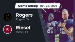 Recap: Rogers  vs. Riesel  2020