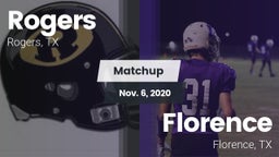 Matchup: Rogers  vs. Florence  2020